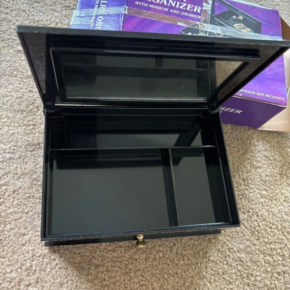 Jewelry Organizer With Mirror And Drawer *New*
